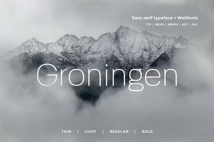 View Information about Groningen Modern Clean Fonts